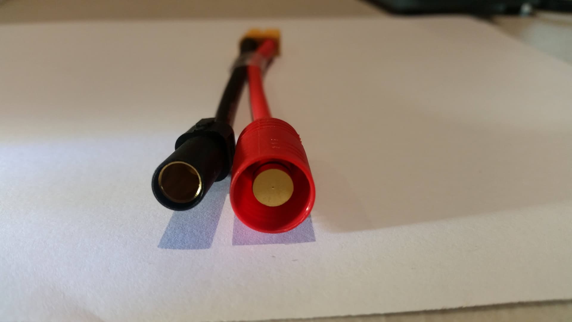 AS150 MALE / XT150 FEMALE TO XT60 FEMALE PLUG 14AWG 100MM CABLE for fpv drones 1