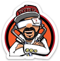 Dr. Pyro high quality die cut sticker