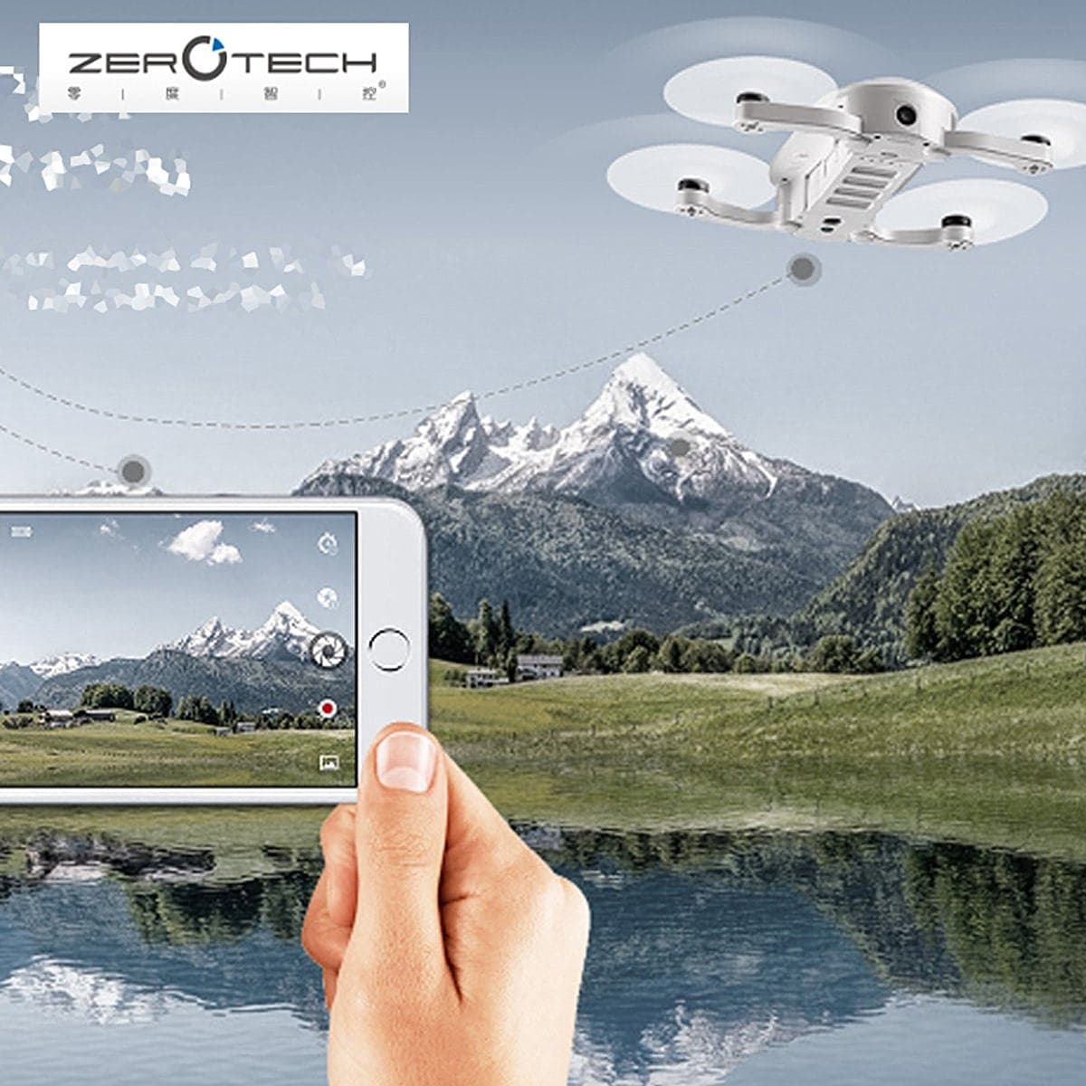 ZEROTECH Dobby Pocket Selfie Drone FPV With HD Camera Mini RC Quadcopter for fpv drones