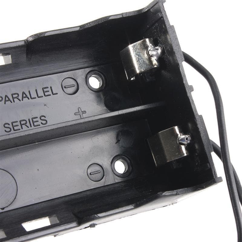 18650 Battery Charger Case with 4 wires Leads for 2x 18650 battery for fpv drones 2