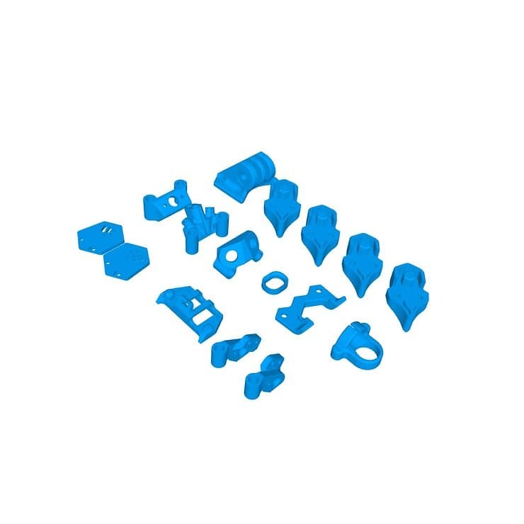 SpeedyBee Master 5 3D Print TPU Set Blue for fpv drones 1