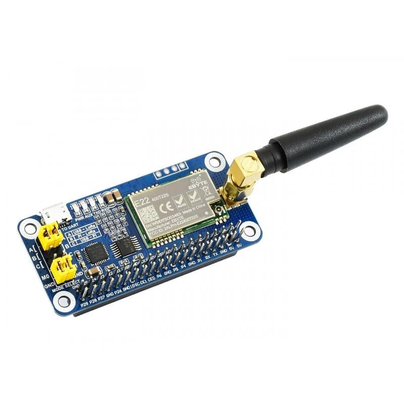 LoRa HAT for Raspberry Pi 868MHz (SX1262) for fpv drones