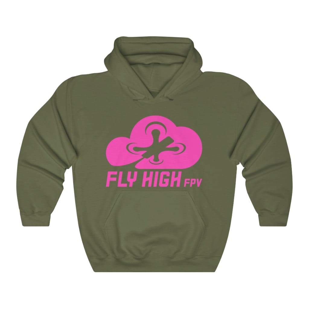 Fly High FPV Hoodie (Tango2 approved) - Pink Logo for fpv drones 72