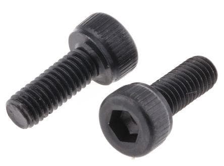 M3 x 8mm, Steel, Socket Head Screw (10 pieces) - Black, 8mm for fpv drones 1