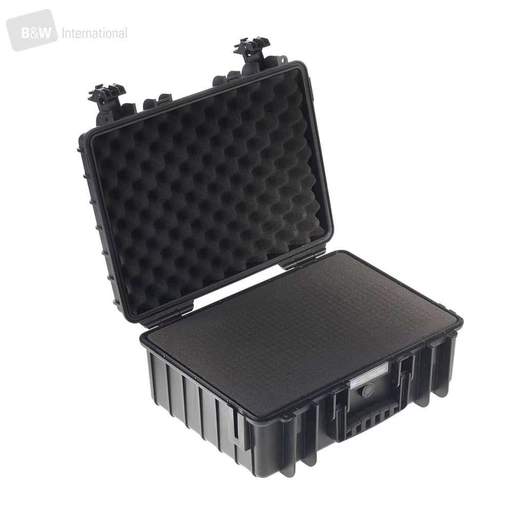 B&W Outdoor Cases - Type 5000 - Zwart - Foam for fpv drones
