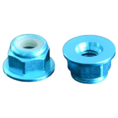 10pc M3 Nylon Locking CW Nuts pack 6061 Aluminium for fpv drones 42
