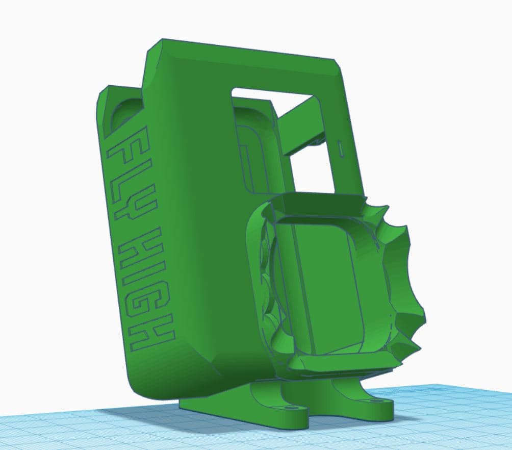 Vertical GoPro Mounts for fpv drones