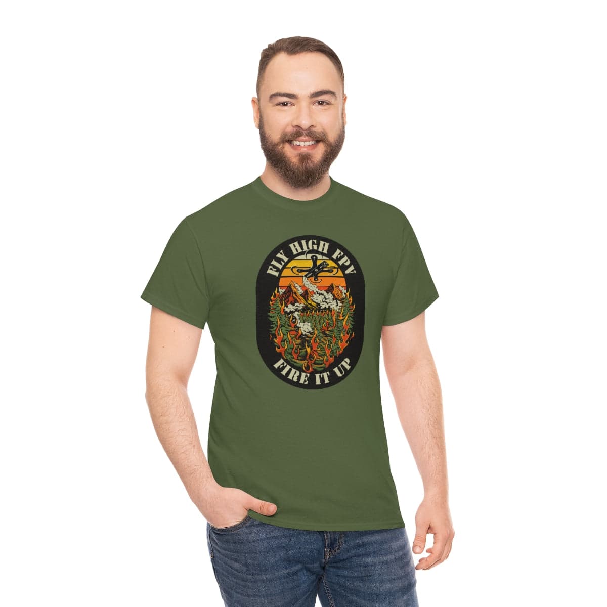 Fire it Up - T-Shirt for fpv drones 73