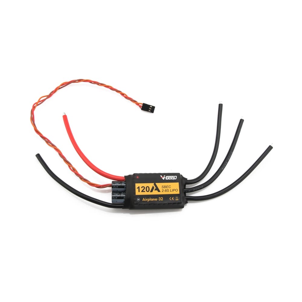 V-Good RC 32-Bit 120A 2-8S Brushless ESC for RC Airplane - 7 for fpv drones 2