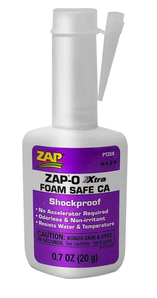 ZAP PT25X O Xtra Foam Safe CA 20-gram Bottle for fpv drones
