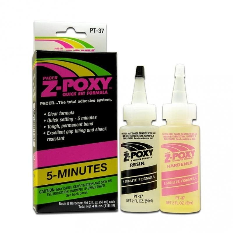 ZAP PT37 EPOXY ADHESIVE Z-POXY 5 Minute 4OZ for fpv drones