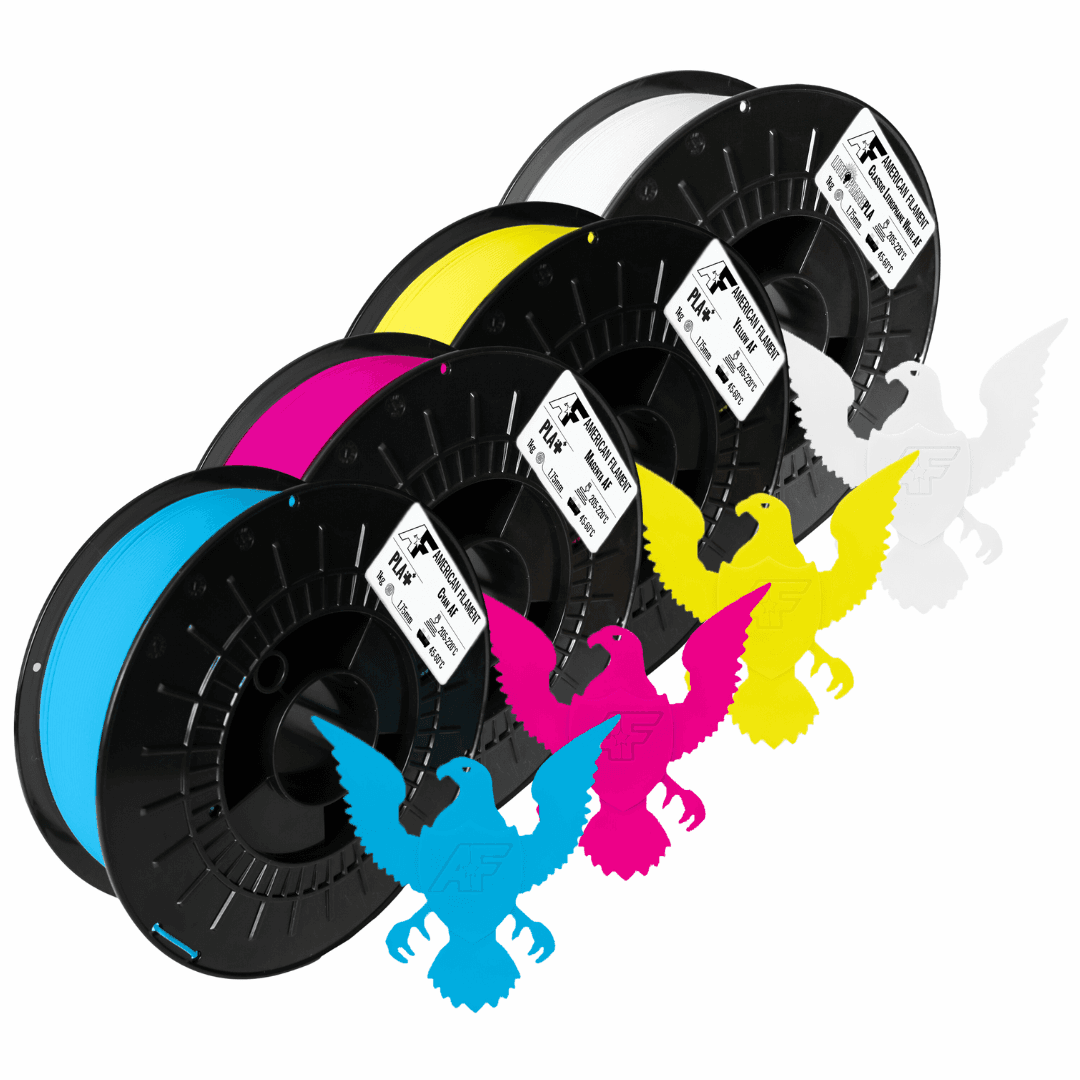 Cyan AF 1.75mm PLA+ Filament for Color Lithophanes for fpv drones 1