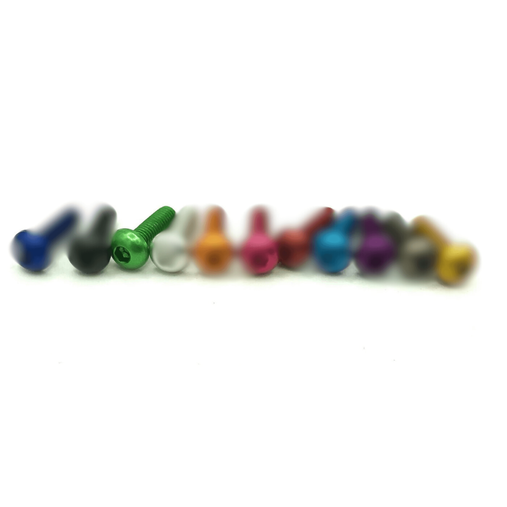 10pc M3x16 Allen Key Button Head Pack Coloured Aluminum 7075 for fpv drones 6
