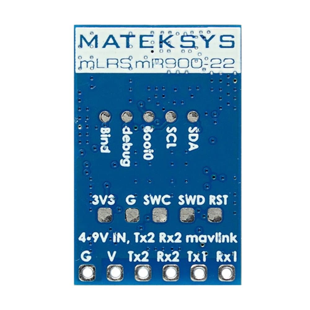 Matek mR900-22 mLRS (MAVLink long range system) firmware 22dBm RF power 900MHz Receiver for fpv drones 1