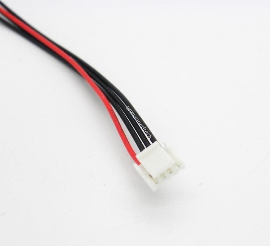 Male JST-GH 1.25 4 pin connectors to JST-GH 1.25 4 pin connectors cable - Pack of 5 for fpv drones 4