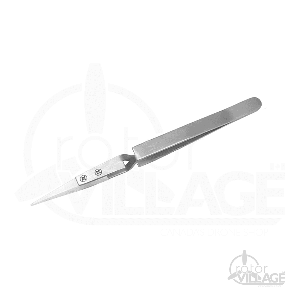 Cross-Locking Ceramic Tweezers (ESD Safe) for fpv drones 1