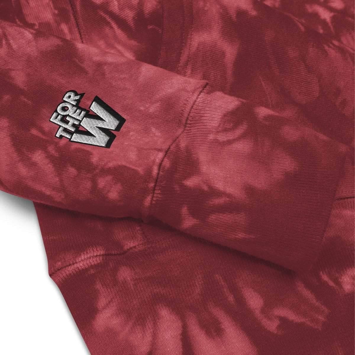 VROOM x For The Dub Embroidered Unisex Champion Tie-Dye hoodie for fpv drones 6