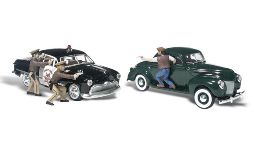 Woodland Scenics AS5540 HO Scale Getaway Gangsters for fpv drones