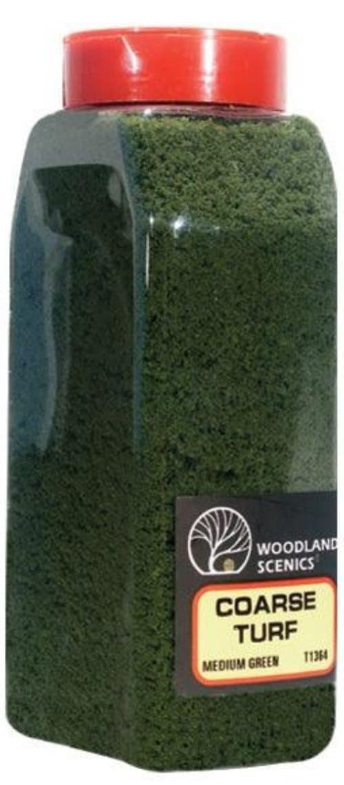 Woodland Scenics T1364 Turf Fine Coarse Medium Green Train Scenery for fpv drones