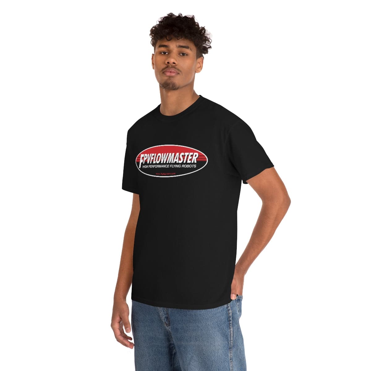 FPV Flow Master - Red Logo - T-Shirt for fpv drones 125