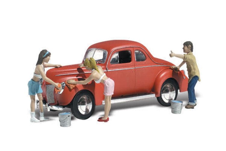 Woodland Scenics AS5339 N Suds & Shine Train Figure / Vehicle AutoScenes for fpv drones