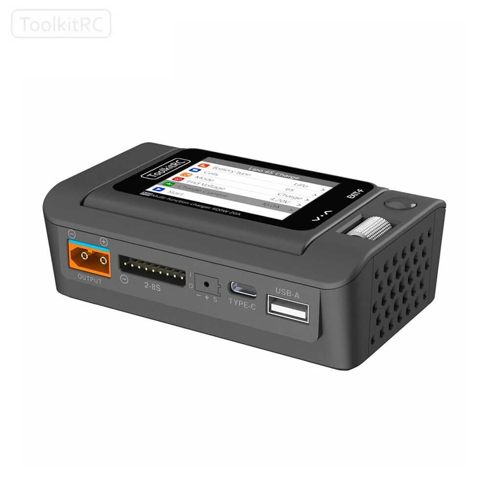 ToolkitRC M9 1-8S LiPo Acculader for fpv drones 2