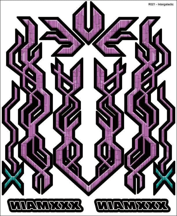 XXX Main Racing XXXR021 Intergalactic Internal Graphic. for fpv drones