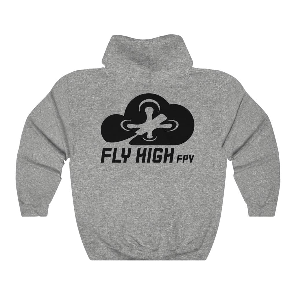 Build Clean Fly Dirty Hoodie (Tango2 approved) - Black Logo for fpv drones 385