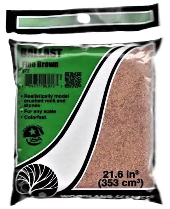 Woodland Scenics B72 Ballast Fine Brown for fpv drones