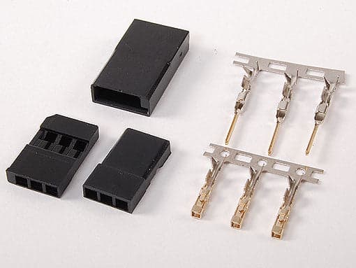 Servo Terminals Gold Plated - Futaba Style for fpv drones