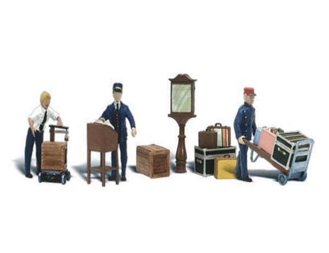 Woodland Scenics A2757 O Train Figures Depot Workers & Accessories for fpv drones