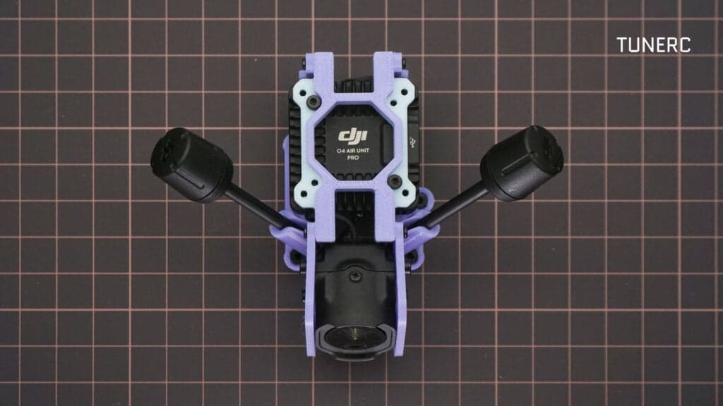 TuneRC DJI O4 Pro Air Unit Mount (PETG+Screw Bag) for fpv drones 2