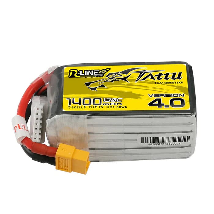 Tattu R-Line 1400mAh 6S Version 4.0 for fpv drones