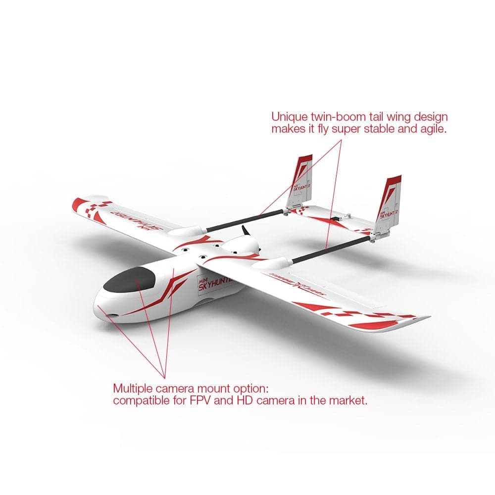Sonicmodell Mini Skyhunter V2 1238mm Twin Boom Aircraft (Kit/PNP) for fpv drones 10