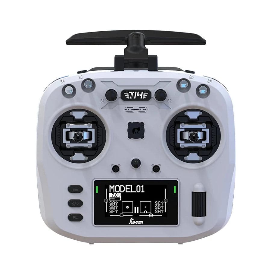 Jumper T14 Macarone ELRS 1W 2.4GHz VS-M HALL Sensor Gimbals 2.42" OLED Screen EdgeTX RC Transmitter - Choose Color for fpv drones 2