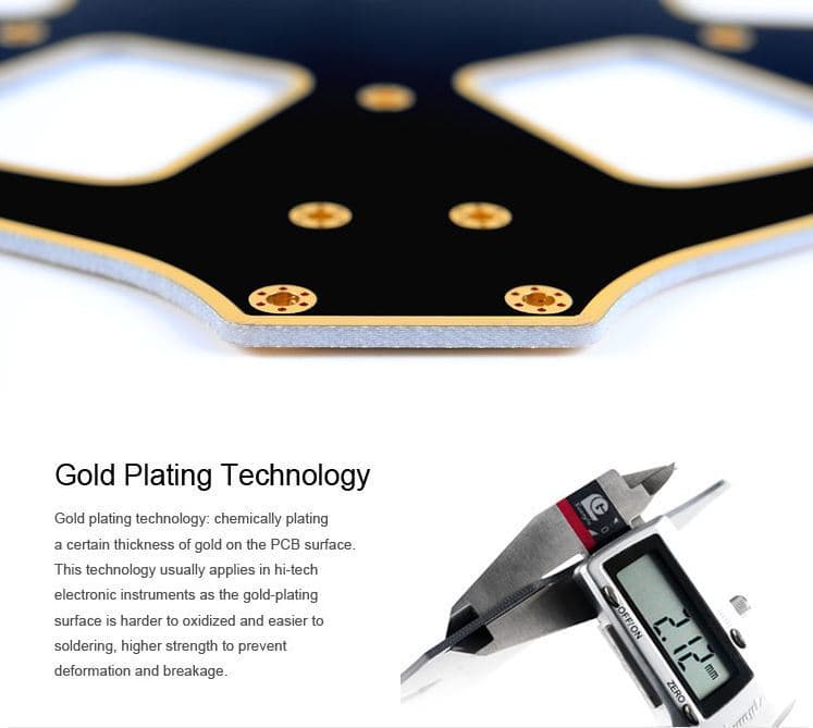 F450 Quadcopter Frame with integrated PDB 450mm Wheelbase for 10" props for fpv drones 2