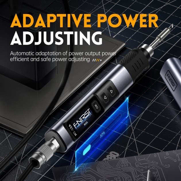 Fnirsi HS-02A 100W Soldering Iron + Tip Set for fpv drones 7
