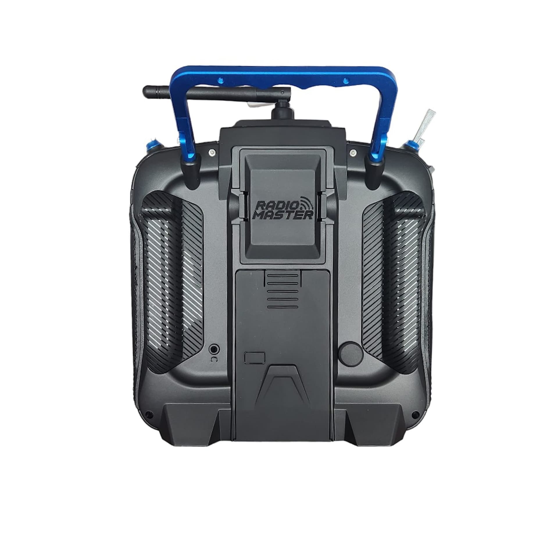 RadioMaster TX16S MKII MAX AG01 Pyrodrone Edition - Carbon Face Plate, Pyro AG01 Gimbals, Blue/Orange CNC parts, Black Leather Grips & 5000mAh 2S Li-Ion Battery - Choose Protocol for fpv drones 4