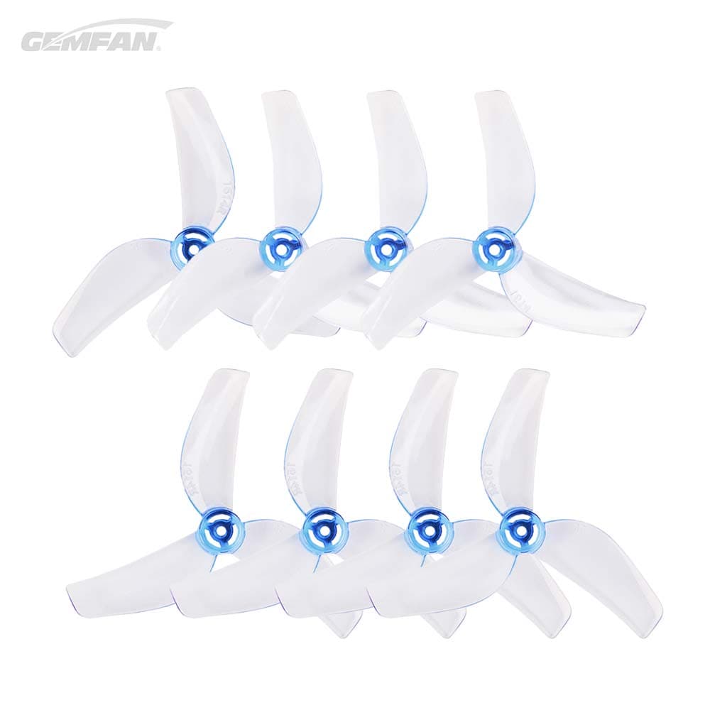 Gemfan 1614 40mm 3-Blade Propellers (8 stuks) - 1.2MM - BLAUW for fpv drones 1