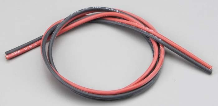W.S.Deans 1480 16 Gauge Red/Black Wire 2' for fpv drones
