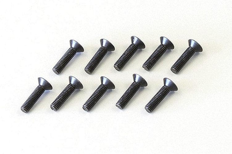 Kyosho 1-S33012H Flat Head Screw (Hex/M3x12/10pieces) for fpv drones