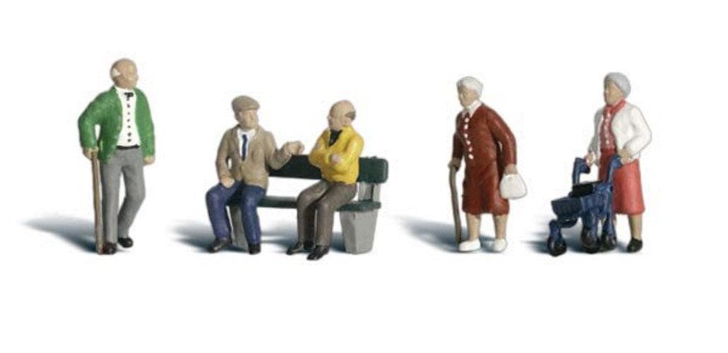 Woodland Scenics A1922 HO Scale Senior Citizens for fpv drones