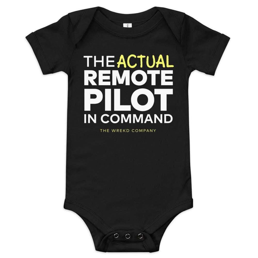 WREKD "The Actual Remote Pilot In Command" Onesie by WREKD Co. for fpv drones
