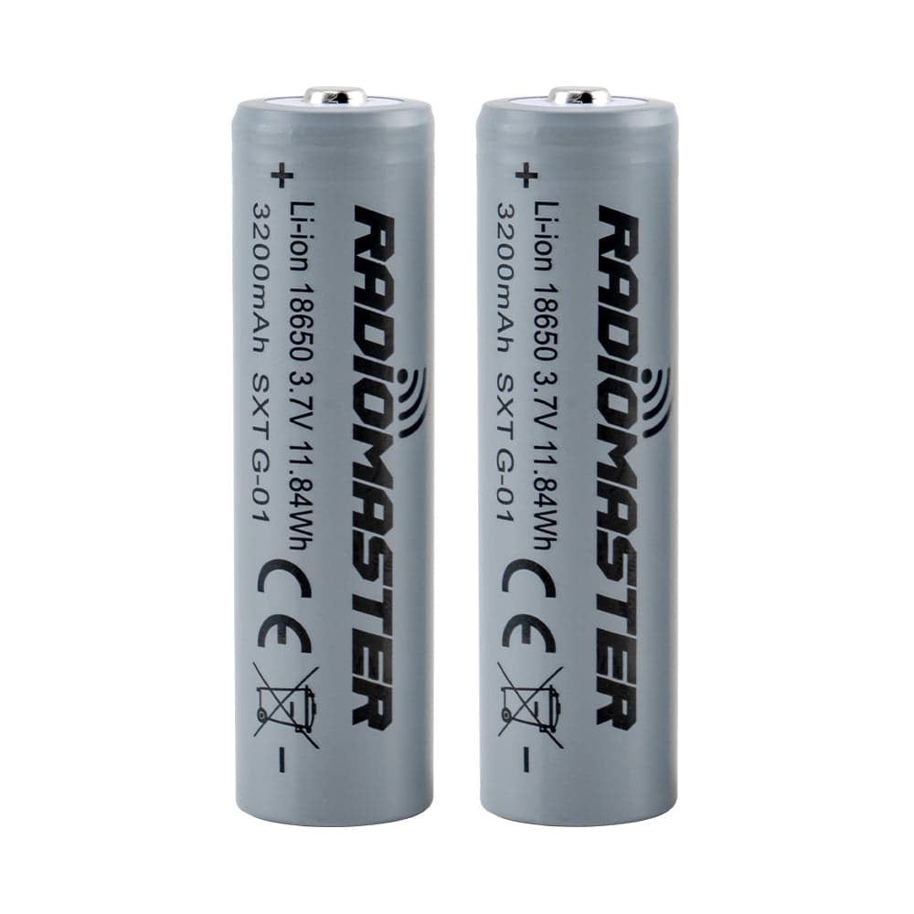 RadioMaster 18650 3200mAh 3.7V Battery (2pcs) for TX16S / Boxer / TX12/ Pocket / MT12 Radios for fpv drones 1