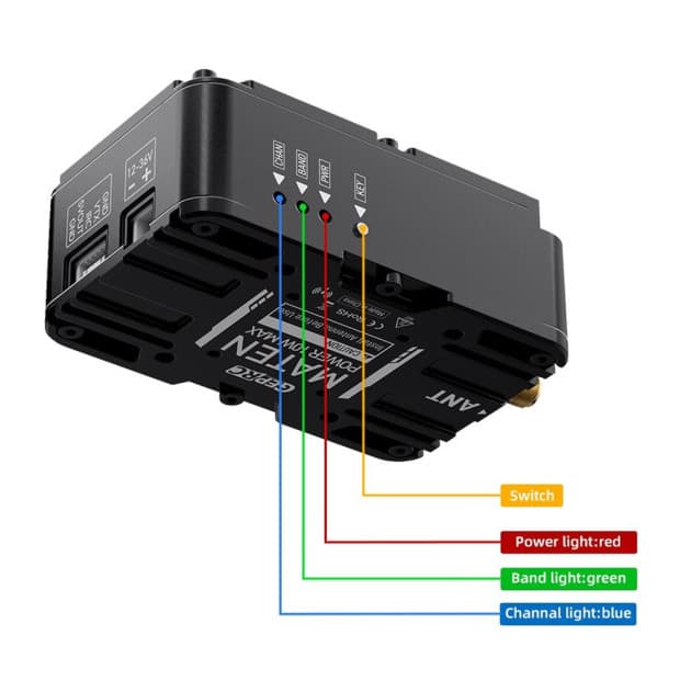 GEPRC Maten Pro 5.8G 25-10000mW video transmitter for drones for fpv drones 6
