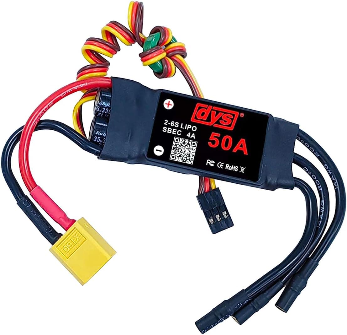 DYS 50A 2-6S Brushless ESC With 5V/4A BEC For RC fixed-wing Aircraft for fpv drones 1