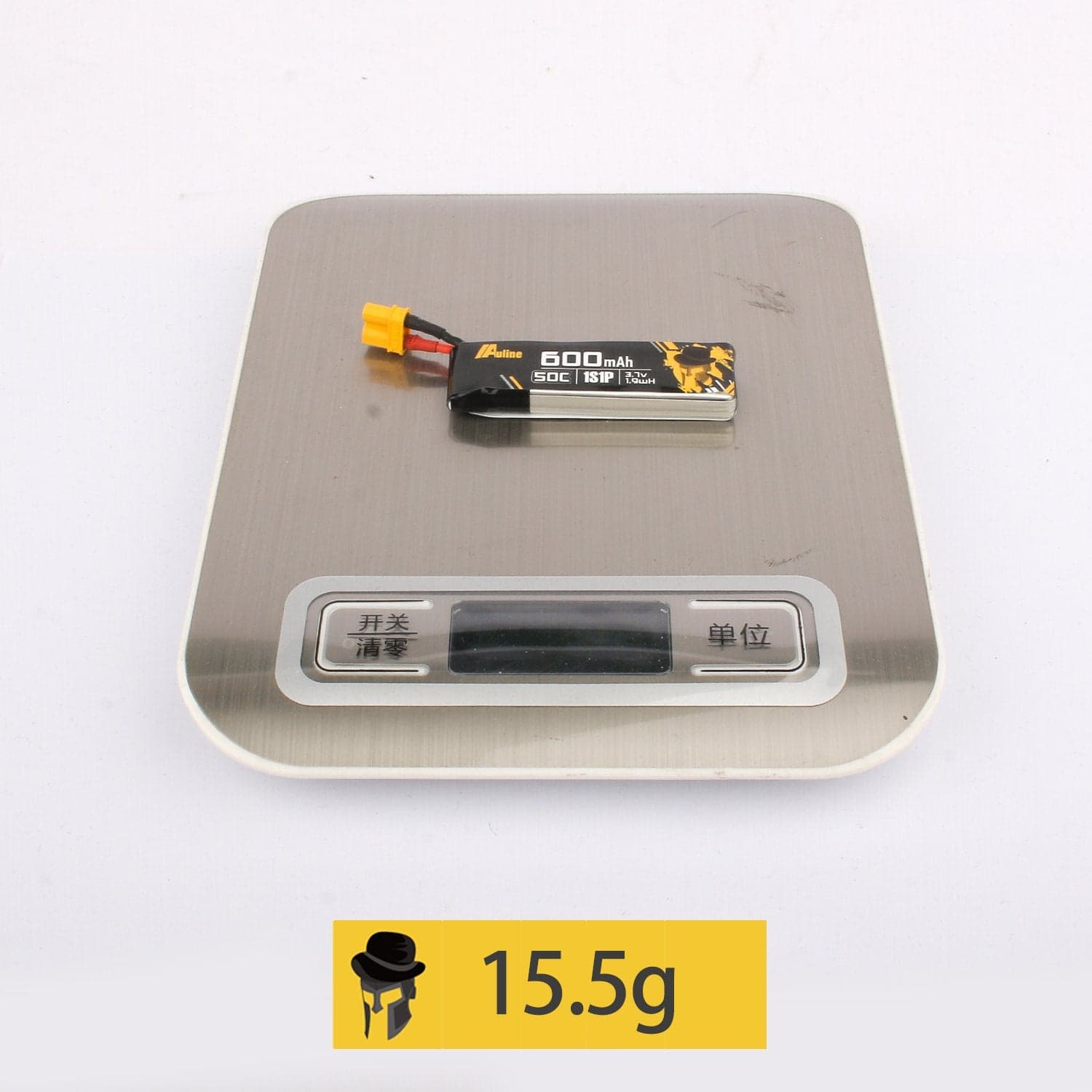Auline 600mAh 3.7v 1S 50C LiPo Battery - XT30 for fpv drones 3
