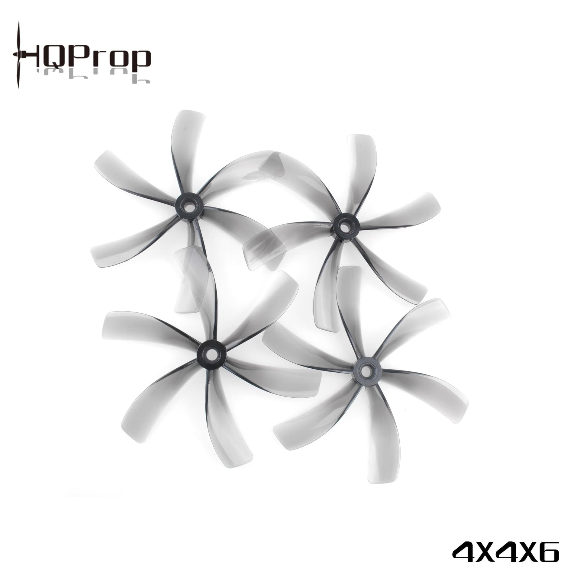 HQProp Duct-4X4X6 for Cinewhoop Grey (2CW+2CCW) for fpv drones 1
