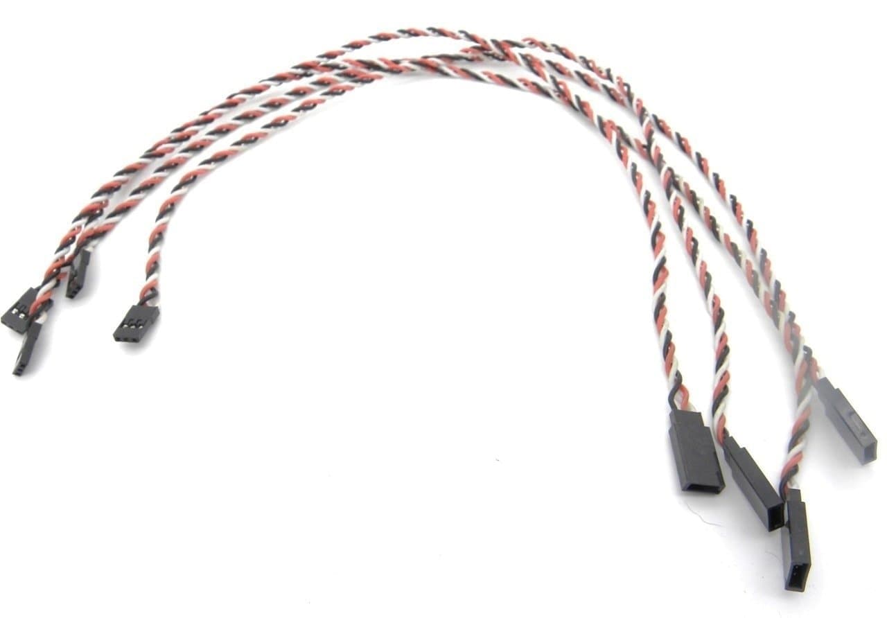 Servo Extension Cable (Male to Female) (Pack of 4) for fpv drones 9