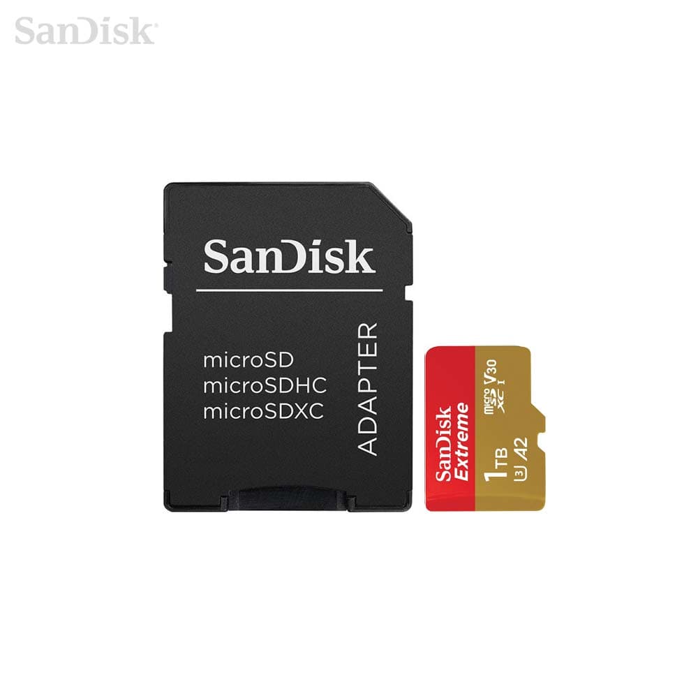 SanDisk Extreme MicroSD Geheugenkaart - 1TB for fpv drones